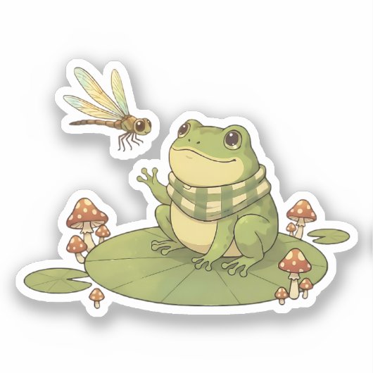 Zochi & Drift the Dragonfly Sticker (Voorkant)