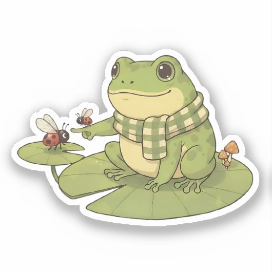 Zochi & Lumi het lieveboompje Sticker (Voorkant)