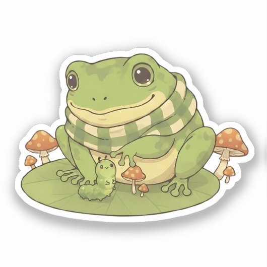 Zochi & Pip de Rups Sticker (Voorkant)