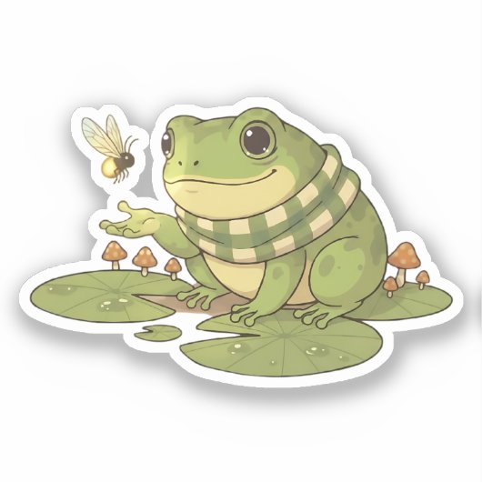 Zochi & Willow de vuurvlieg Sticker (Voorkant)