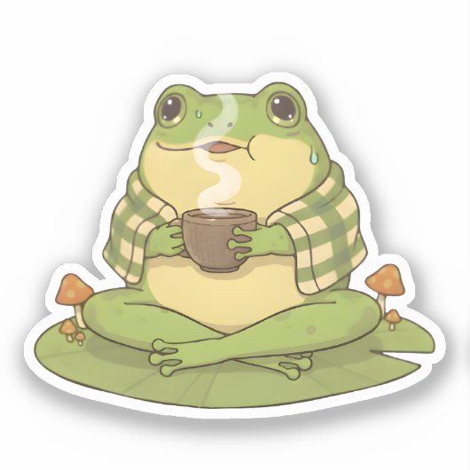 Zochi's Gewoonte Blaast Thee Sticker (Voorkant)