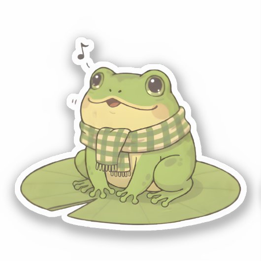 Zochi's Gewoonte Hummt Sticker (Voorkant)