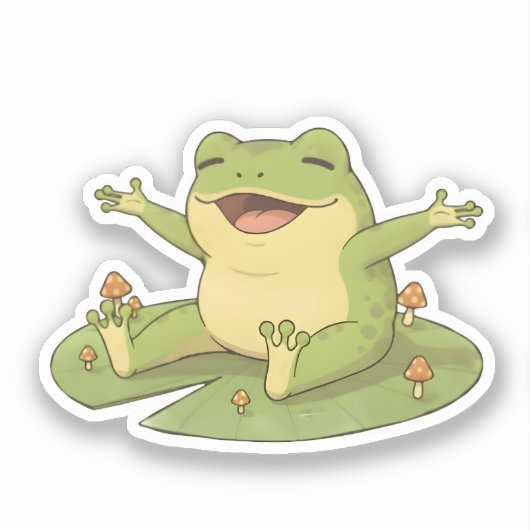 Zochi's Gewoonte Rekken Sticker (Voorkant)