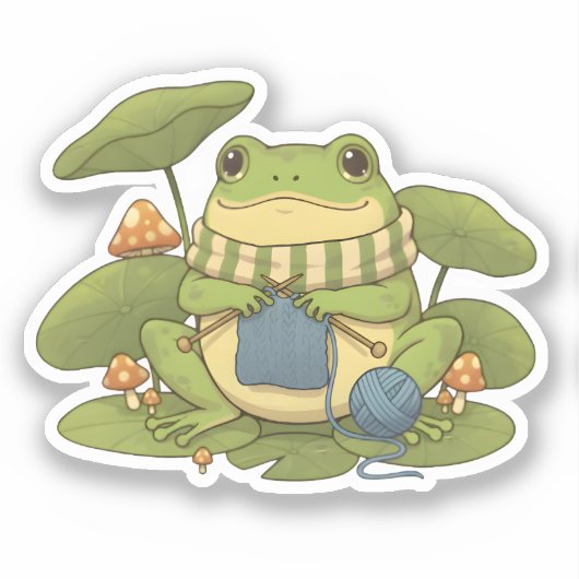 Zochi's Hobby Breien Sticker (Voorkant)