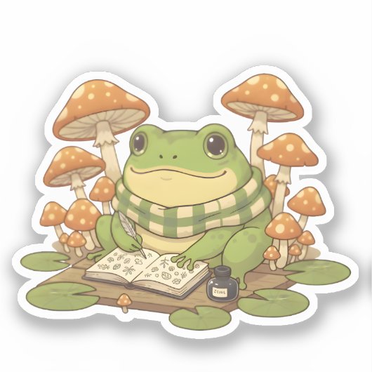 Zochi's Hobby Natuurjournaal Sticker (Voorkant)