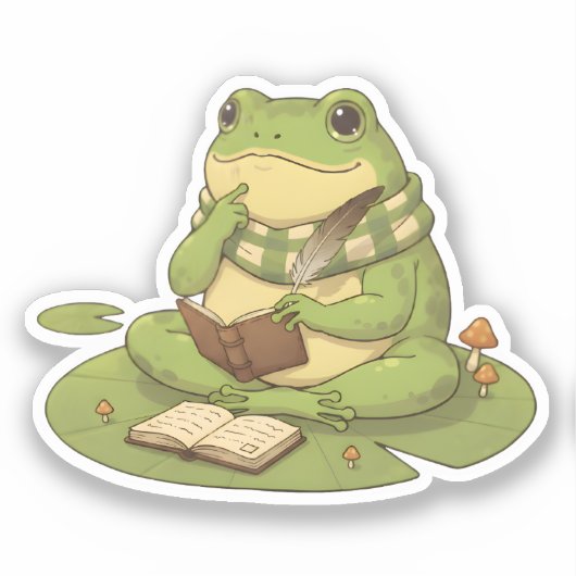Zochi's Hobby Verhaal Schrijven Sticker (Voorkant)
