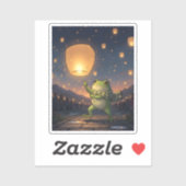 Zochi's Lantaarn Wens in Pingxi Sticker (Vel)