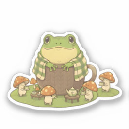 Zochi's paddestoel-thee-uurtje sticker