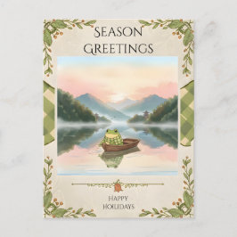 Zochi's vredige rit op Sun Moon Lake Briefkaart