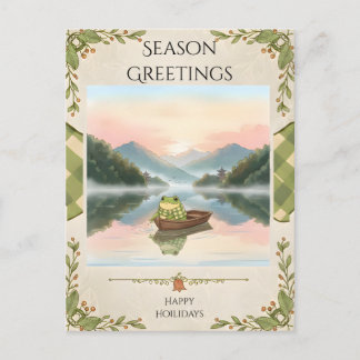 Zochi's vredige rit op Sun Moon Lake Briefkaart