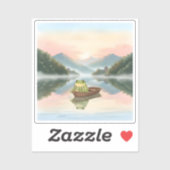 Zochi's vredige rit op Sun Moon Lake Sticker (Vel)