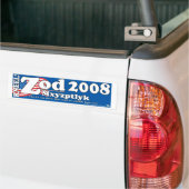 Zod-Mxyptlyk 2008 Bumpersticker (Op Truck)