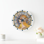 Zodac Art Nouveau Clock by Alphonse Mucha Grote Klok (Huis)