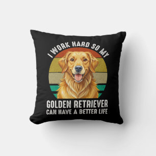 Zodat Mijn Goudkleurige Retriever Een Beter Leven Kussen