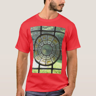 zodiaal gekleurd glas t-shirt