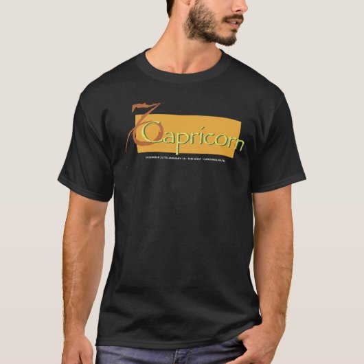 zodiaan- Capricorn T-shirt (Voorkant)
