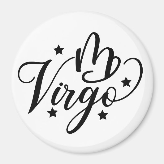 Zodiab Sign Virgo Magneet (Voorkant)