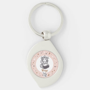 Zodiab Sign Virgo Sleutelhanger