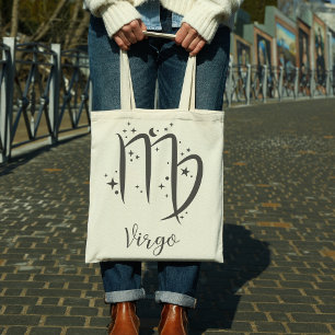 Zodiab Sign Virgo Tote Bag