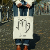 Zodiab Sign Virgo Tote Bag
