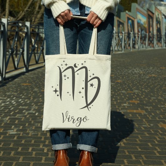 Zodiab Sign Virgo Tote Bag