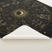 Zodiab Symboolwiel Sherpa Deken (3/4)