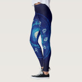 Zodiabetici Cute Astrology women night sky Moon Leggings (Links)