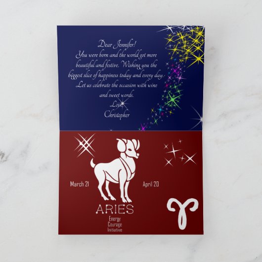 Zodiabetici Kaart (Binnen)