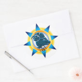 Zodiabetici — Ontwerpcadeau Ronde Sticker (Envelop)