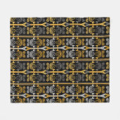 Zodiabetische tekens fleece deken (Voorkant (Horizontaal))