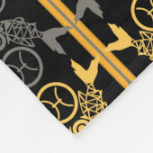 Zodiabetische tekens fleece deken (Hoek)