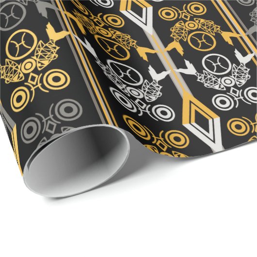 Zodiabetische tekens, pisces cadeaupapier (Rol Hoek)