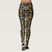 Zodiabetische tekens, pisces leggings (Achterkant)