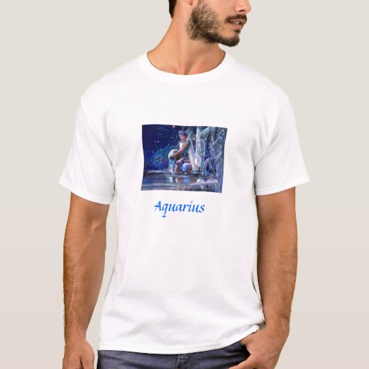 Zodiabord - Aquarius T-shirt (Voorkant)