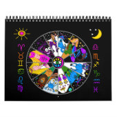 ZODIAC 12 MAANDEN CALENDAR KALENDER (Hoes)