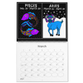 ZODIAC 12 MAANDEN CALENDAR KALENDER (Mar 2027)