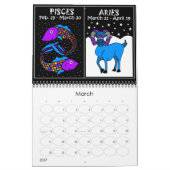 ZODIAC 12 MAANDEN CALENDAR KALENDER (Mar 2027)