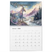 Zodiac 12 maanden Kalender (Jan 2026)