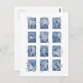 Zodiac 12 Star Signs Briefkaart (Voorkant / Achterkant)
