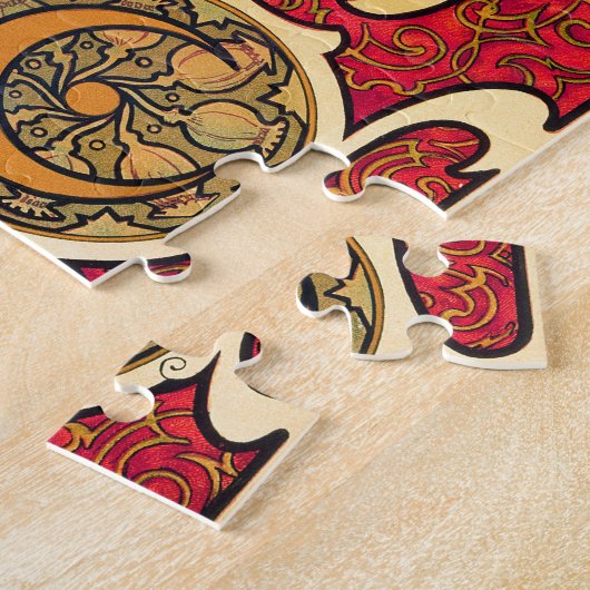 Zodiac, 1896 door Alphonse Mucha Legpuzzel (Zijkant)