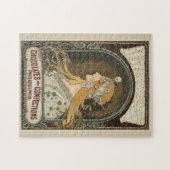 Zodiac (1896) van Alphonse Mucha. Legpuzzel (Horizontaal)