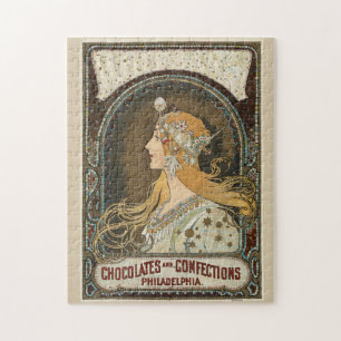 Zodiac (1896) van Alphonse Mucha. Legpuzzel