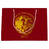  Zodiac 2017 Haan Jaar Grote G Tas Groot Cadeauzakje (Voorkant)