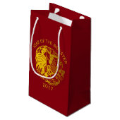  Zodiac 2017 Haan Jaar Kleine G Bag Klein Cadeauzakje (Achterkant Gekanteld)