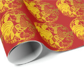  Zodiac 2017 Rooster Jaar W papier (Rol Hoek)