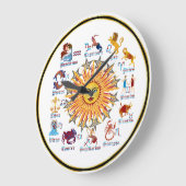 Zodiac 6-kleuren grote klok (Hoek)