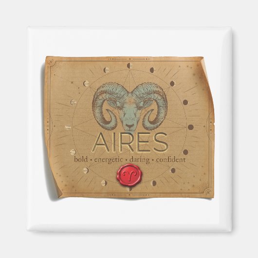 ZODIAC - Aires - Magnet (Voorkant)