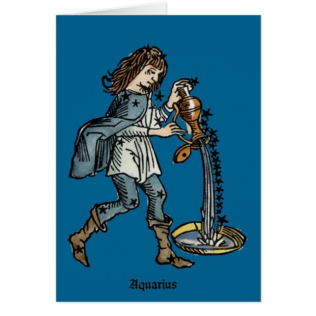 Zodiac: Aquarius, 1482 (Voorkant)