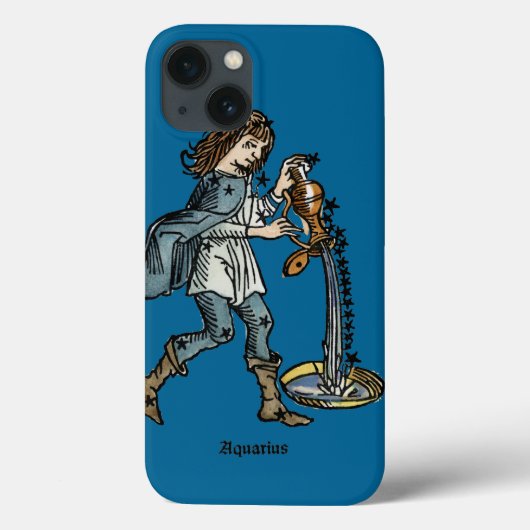 Zodiac: Aquarius, 1482 Case-Mate iPhone Case (Achterkant)
