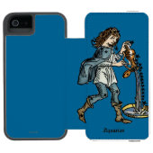 Zodiac: Aquarius, 1482 Incipio iPhone Portemonnee Hoesje (Agenda Open)